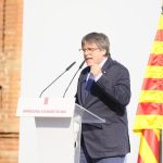 Carles Puigdemont arenga a los fieles tras su regreso a Cataluña