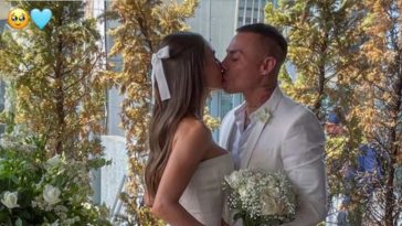 Eduardo Vargas se casa en sencilla ceremonia cristiana con Juliana Peixoto