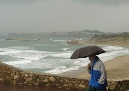 Imagen de archivo de lluvias en Cataluña