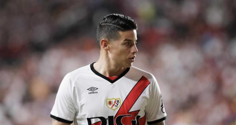 Ex-SPFC, James Rodríguez estreia no Rayo Vallecano com vitória