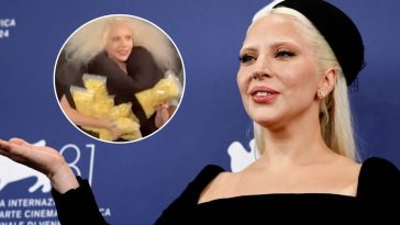 Lady Gaga repartió palomitas de maíz a fans en una proyección de “Joker 2”