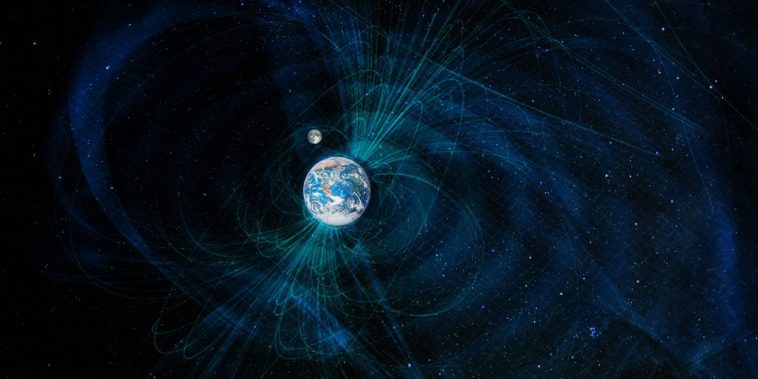 Campo magnético da Terra se invertendo vira trilha sonora assustadora em estudo científico