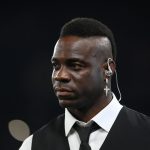 Former Italy forward Mario Balotelli watches the celebrations after the UEFA Champions League final football match between Inter Milan and Manchester City at the Ataturk Olympic Stadium in Istanbul, on June 10, 2023. (Photo by FRANCK FIFE / AFP) (Photo by FRANCK FIFE/AFP via Getty Images)