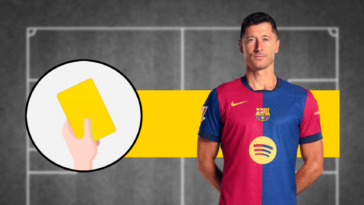 tarjeta amarilla: Robert Lewandowski