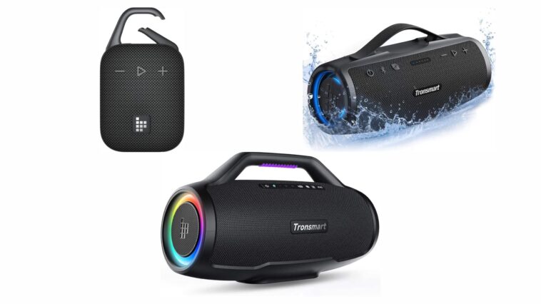 Tronsmart discounted three of its Bluetooth speakers