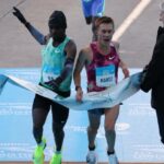 Así destrozó Mantz el Récord de América de medio maratón: a 2:48/km