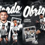 Botafogo confirma saídas de Tiquinho Soares e Júnior Santos