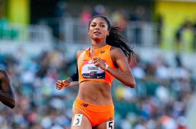 La campeona olímpica Gabby Thomas denuncia el acoso de varios hombres