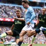 Manchester City abre vantagem, mas não resiste a sufoco e empata com o Brentford pela Premier League 