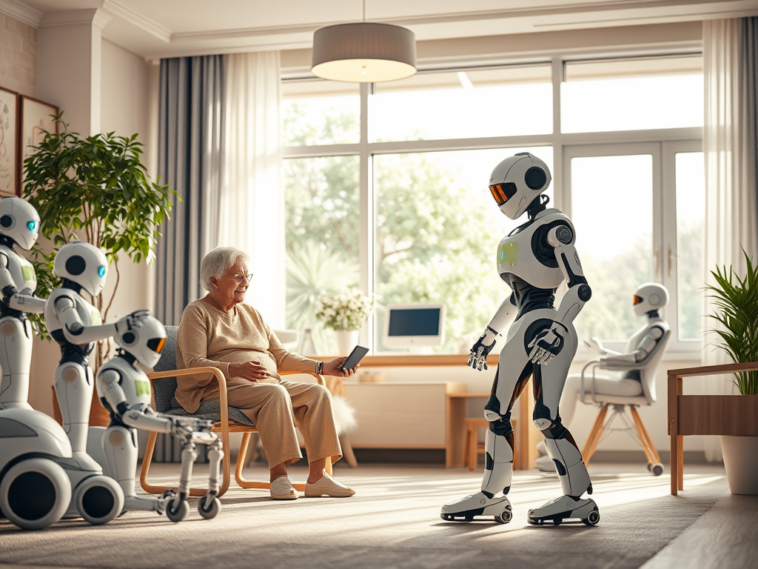 Robots in nursing homes improve care and worker retention