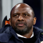 MILAN, ITALY - FEBRUARY 22: Patrick Vieira, Head Coach of Genoa looks on prior to the Serie A match between FC Internazionale and Genoa at Stadio Giuseppe Meazza on February 22, 2025 in Milan, Italy. (Photo by Marco Luzzani/Getty Images)