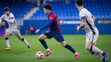 Derrota del Barça B contra Osasuna Promesas